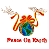 Peace on Earth Globe and Doves