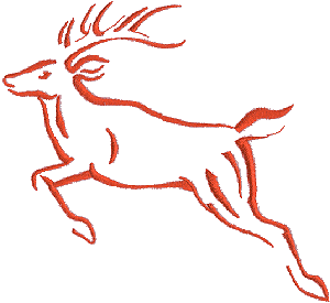 Leaping Deer