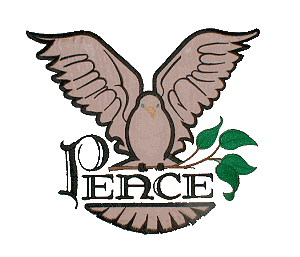 Peace Dove Appliqué, larger / larger