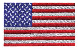4" American Flag