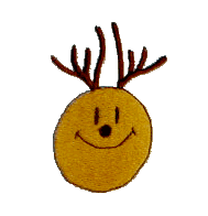 Smiley Face Reindeer