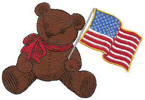 Teddy Flag Bearer