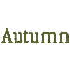 Autumn Text, for Puffy Foam