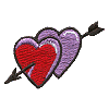 Arrow through Hearts