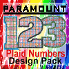 4.5" Paramount Plaid Numbers