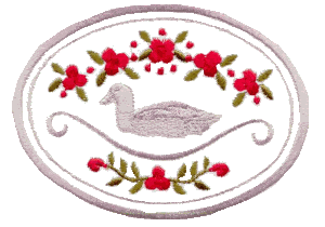 Duck and Flowers