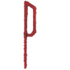 Letter P  -Right