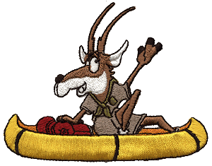 Antelope Scout in Canoe