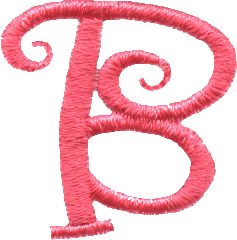 Curly Uppercase B
