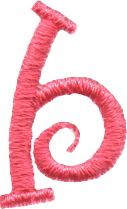 Curly Lowercase B