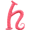 Curly Lowercase H