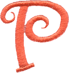 Curly Uppercase P