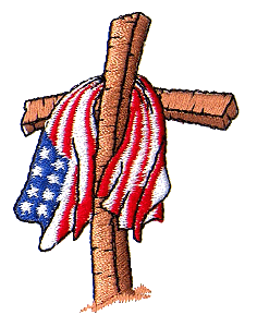 Cross and Flag