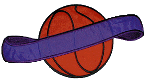 Basketball with Banner Appliqué