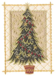 Christmas Tree Applique (5x7)