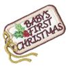 Baby's First Christmas Tag (Applique)