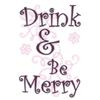 Drink Be Merry Wine Tote