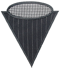 Oval on Triangle Appliqué