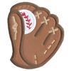 Baseball in Glove, Larger (Applique)