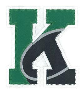 K Hockey Alphabet Letter