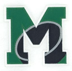 M Hockey Alphabet Letter