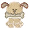 Puppy with Bone, Larger (Applique)