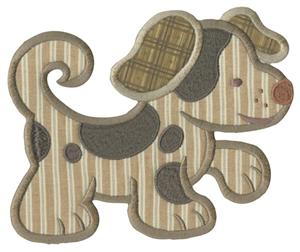 Spotted Puppy, Larger (Applique)
