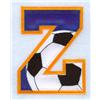 Z Soccer Applique Letter