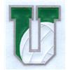 U Volleyball Applique Letter
