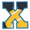 X Tennis Alphabet Letter