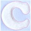 Quilted Baby Letter C
