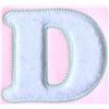Quilted Baby Letter D