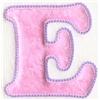 Quilted Baby Letter E