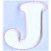 Quilted Baby Letter J