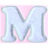 Quilted Baby Letter M