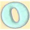 Quilted Baby Letter O