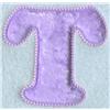 Quilted Baby Letter T