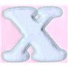 Quilted Baby Letter X