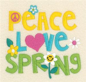 Peace Love Spring