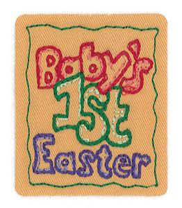 Baby's 1st Easter Applique