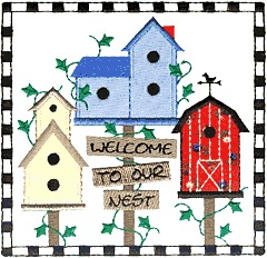 Welcome to Our Nest Applique