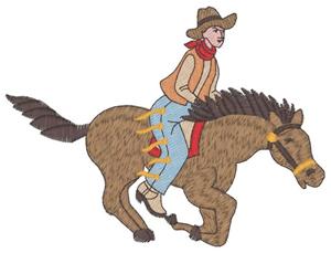 Cartoon Horse/Rider, Smaller (Set 3)