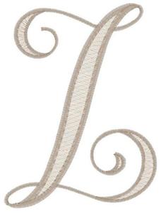 Light Stitched Letter Z