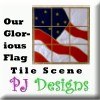 Image of Our Glorious Flag Tile Scene