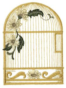 Birdcage with Flowers, Larger