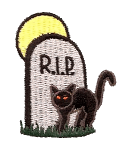 Black Cat Tombstone
