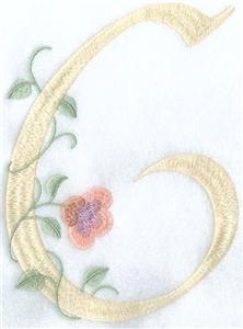 Letter C / Jumbo Floral