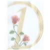 Letter D, Small (Floral)