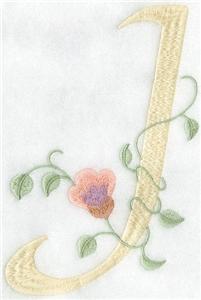 Letter J / Jumbo Floral