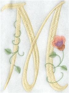 Letter M / Jumbo Floral